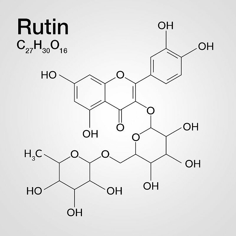 Chemische Formel für Rutin Chemische Formel für Rutin