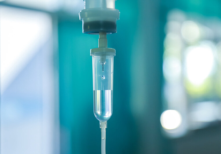 Tropf einer Infusion Tropf einer Infusion