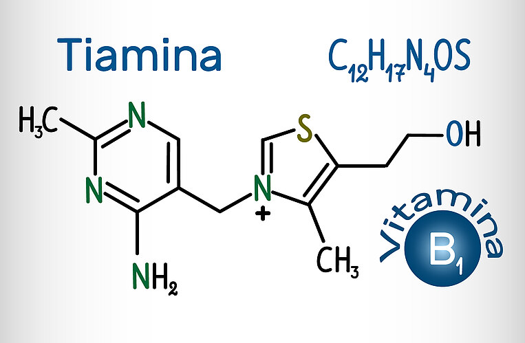 Formula chimica della vitamina B1 Formula chimica della vitamina B1