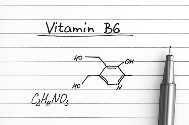 Chemische Formel von Vitamin B6 Chemische Formel von Vitamin B6