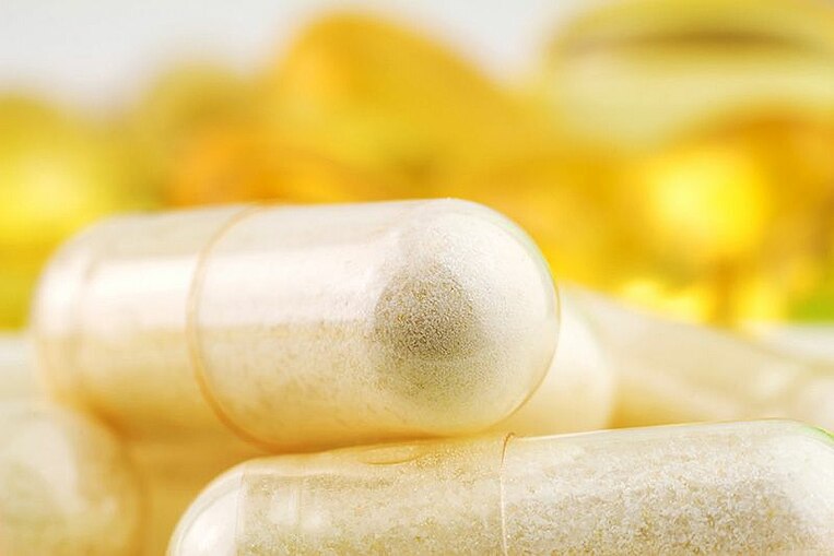 Nahaufnahme von Kapseln Nahaufnahme von Kapseln