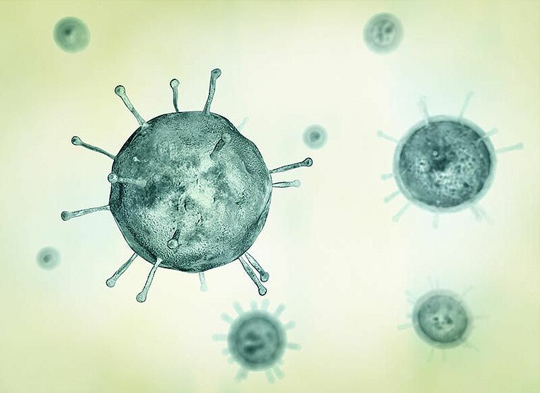 Raffigurazione di cellule immunitarie Raffigurazione di cellule immunitarie