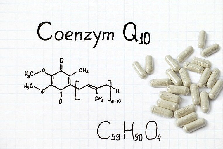 Chemische Formel für Coenzym Q10 Chemische Formel für Coenzym Q10