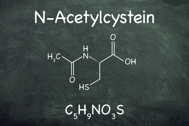 Chemische Formel von N-Acetylcystein Chemische Formel von N-Acetylcystein