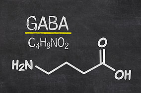 Die chemische Formel für GABA