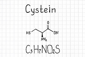 Chemische Formel für Cystein