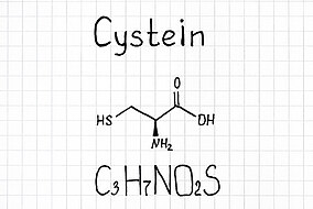 Chemische Formel für Cystein