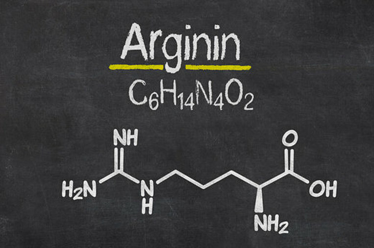 Chemische Formel von Arginin Chemische Formel von Arginin