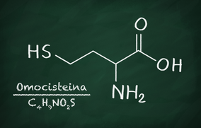 Immagine della formula chimica dell’omocisteina