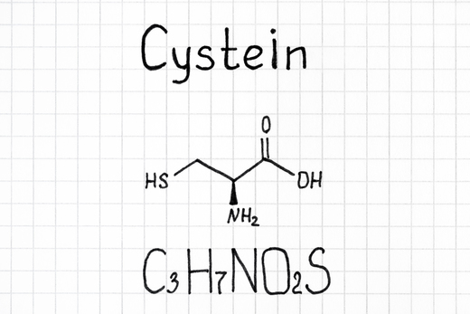 Chemische Formel für Cystein