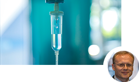 Tropf einer Infusion Tropf einer Infusion